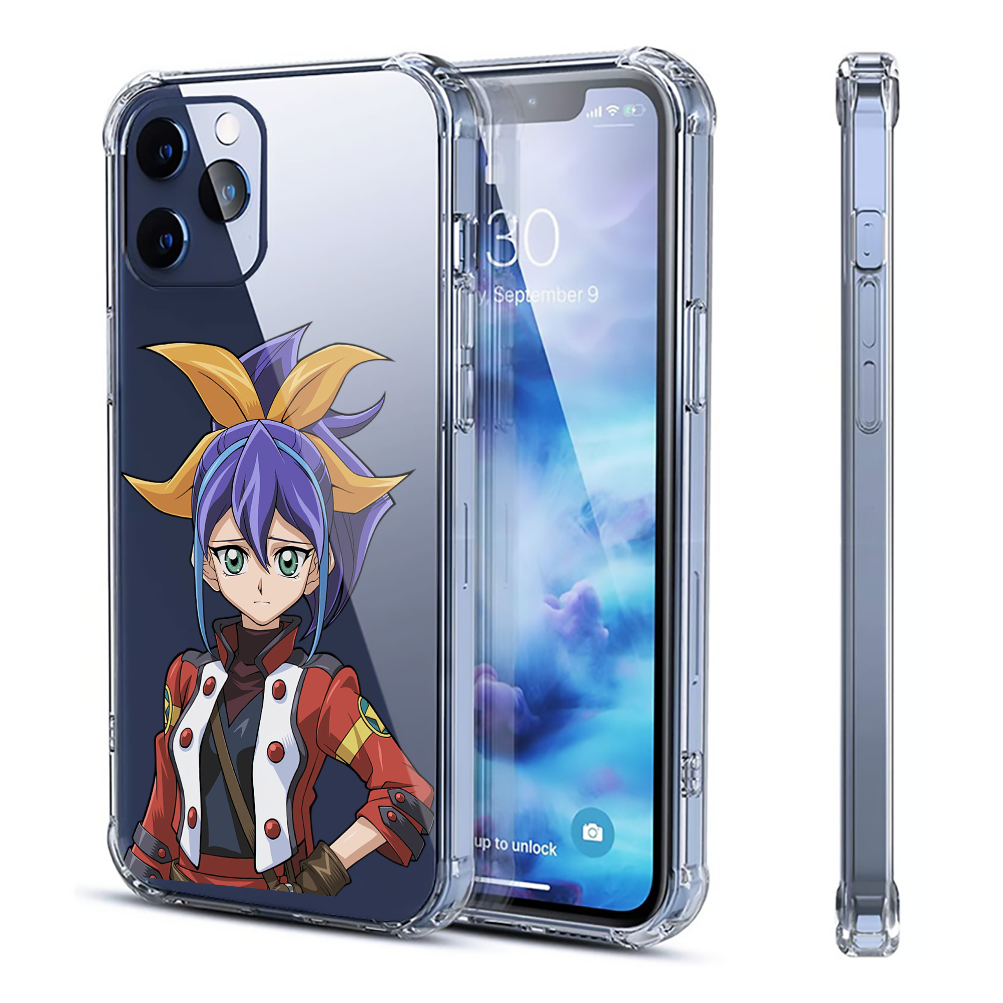 （画像用） 遊☆戯☆王 Yu-Gi-Oh! 【iPhone 12シリーズ対応】透明スマホケース（クリアソフトケース）